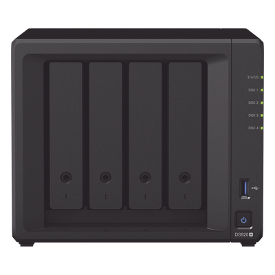 Servidor NAS de escritorio con 4 bahías / Expandible a 9 bahías / Hasta 144 TB | SIERRA STORE
