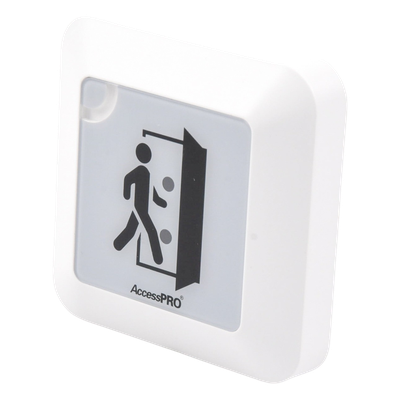 ACCESSPRO ACCESSK4DTR - Botón de Salida Sin Contacto / Detección Ajustable 4 a 15 cm / Temporizador 0-30 s / RF 433 MHz / Montaje | SIERRA STORE