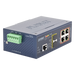 Switch Industrial Administrable Capa 2 / 4 Puertos PoE 802.3af/at Gigabit / 2 Puertos SFP 100/1000X / Anillo Redundante | SIERRA STORE
