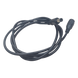 Cable de Alimentación DC / Conector Macho a Hembra 5.5x2.1 mm / 22 AWG / 1 m (3.28 ft) / Polarizado / Forro Negro | SIERRA STORE