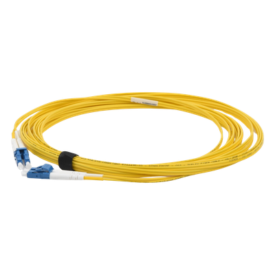 SIEMON FJ2-LCULCUL-07 - Jumper de Fibra Óptica Monomodo (OS2), XGLO, Riser, LC/UPC-LC/UPC Duplex, OFNR, Color Amarillo, 7 Metros | SIERRA STORE