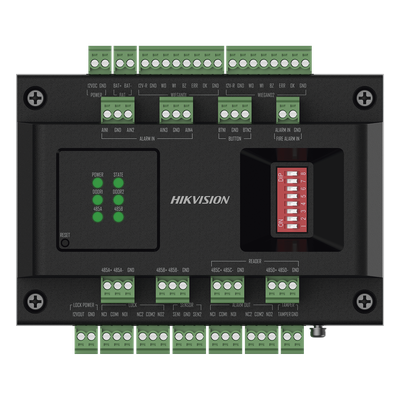 HIKVISION DS-K2M002X - Expansor de Control de Acceso / 2 Puertas / Comunicación RS-485 / 4 Entradas y 2 Salidas Auxiliares / 12V DC / | SIERRA STORE