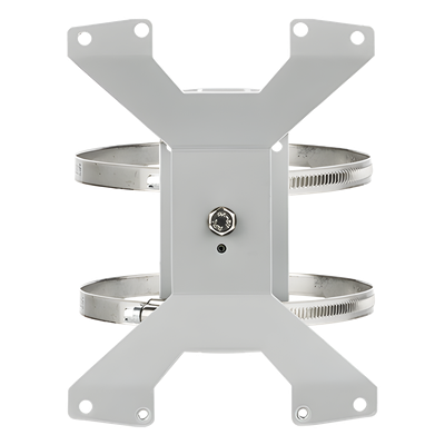 Kit de Montaje en Poste / Ajustable / Aluminio RAL 9006 / Postes 133 mm / 350 g | SIERRA STORE