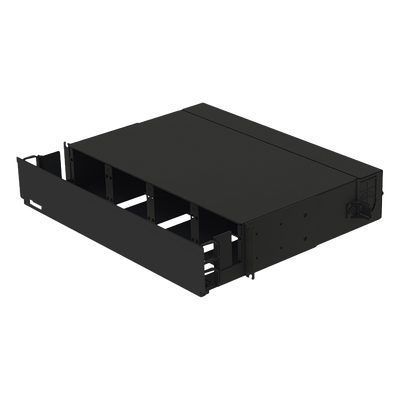 PANDUIT FRE2UBL - Panel de Distribución de Fibra Óptica / 2 UR / 192 Fibras / 8 Ranuras FAP o FMP / Bandejas Deslizantes | SIERRA STORE