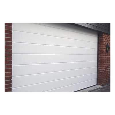 ACCESSPRO GARAGE-208 - Puerta de Garage de Alta Calidad / Linea Central / Color Blanco 20X8 pies,  AISLADA, Estilo Americana | SIERRA STORE