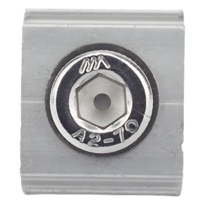 Conector N / Riel 5 y 8 / Aluminio Anodizado / Fijación por Tornillo | SIERRA STORE