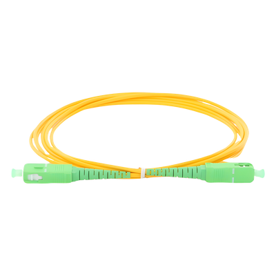 LINKEDPRO BY EPCOM LPSM2SCASCAS2 - Jumper de Fibra Óptica / Monomodo OS2 G.652D / SC/APC-SC/APC / Simplex / 2m (6.56 ft) / 2mm | SIERRA STORE