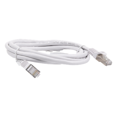 LINKEDPRO BY EPCOM LP-STP-6A-200WH - Cable de Parcheo / Cat6A / S/FTP / 10Gbps / 2m (6.56 ft) / Blindado / AWG 27 / RJ45 / Blanco | SIERRA STORE