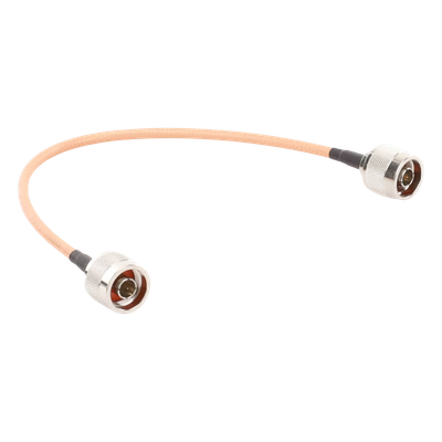 EPCOM INDUSTRIAL SN142KN30 - Jumper Coaxial / 30 cm (11.81 pulgadas) / Conectores N Macho a N Macho / Cable RG142 / Entornos | SIERRA STORE