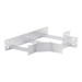 Derivación T Horizontal / Perfil Z / Peralte 3 1/4" / Ancho 9" / Radio de Curvatura 8" / Aluminio / Incluye Tornillería | SIERRA STORE