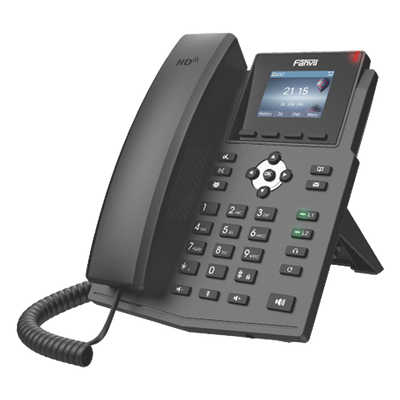Teléfono IP / 4 Líneas SIP / Pantalla LCD Color 2.4 pulgadas / Audio HD G.722 y Opus / Conferencia 3 Vías / PoE 802.3af / OpenVPN / | SIERRA STORE