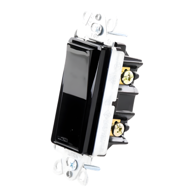Interruptor de Pared / Paleta Unipolar / 15 A / 120/277 V / Control de Iluminación y Motores / Acabado Brillante | SIERRA STORE