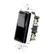 Interruptor de Pared / Paleta Unipolar / 15 A / 120/277 V / Control de Iluminación y Motores / Acabado Brillante | SIERRA STORE