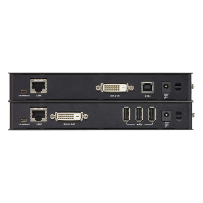 Extensor KVM / DVI y USB 2.0 / 100 m (328.1 ft) / HDBaseT / 1920x1200 @ 60 Hz / Cat 5e/6 | SIERRA STORE
