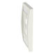 PANDUIT CFPE4IWY - Placa de Pared Vertical / 4 Puertos Mini-Com / 69.8 x 114.3 mm / 2.75 x 4.5 pulg / Blanco Mate | SIERRA STORE