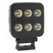 Luz de Trabajo LED / 6 LED / 6552 Lúmenes / 12-24 Vcd / Aluminio Disipador / Lente Policarbonato / 92 x 124 x 45 mm | SIERRA STORE