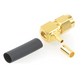 Conector Coaxial SMA Macho Inverso / Ángulo Recto / Anillo Plegable / Compatibilidad RG-174/U y Belden 8216 / Cuerpo Bronce con | SIERRA STORE