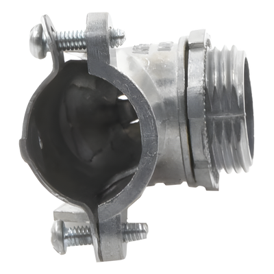 Conector Curvo para Tubo Flexible / 3/4" (19 mm) / Diámetro Exterior 41 mm / Longitud 60 mm / NEMA FB-1 | SIERRA STORE