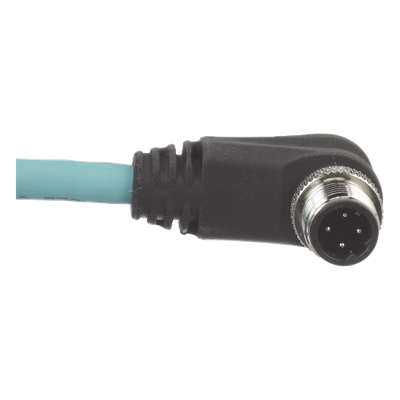 PANDUIT ICD12T1NTL1M - Cable de Conexión IndustrialNet Cat5e, de M12 D-Code Macho Recto a M12 D-Code Macho Angulado, Blindado S/FTP | SIERRA STORE