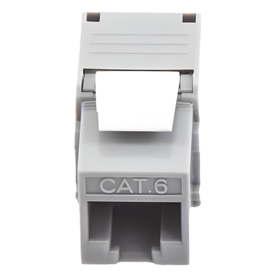 LINKEDPRO BY EPCOM LP-KJ-610-TTGY - Módulo Jack Keystone / Cat6 / Toolless / Terminación 180° / UTP / Color Gris | SIERRA STORE