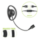 Auriculares Profesionales / Aro en D Ajustable / Cable de Fibra Trenzada / Conector SNAP / Altavoz Giratorio 180° | SIERRA STORE