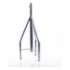 Tramo de Remate para Torre / Tubo Central 2' Cal. 18 / 3 Opresores para Pararrayo / Galvanizado Electrolítico / Tubos 7/8' Cal. 18 / | SIERRA STORE