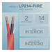 Cable de Alarma contra Incendios / 2 x 14 AWG / 305 m (1000 pies) / FPLR / FT4 / Rojo | SIERRA STORE