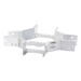 Derivación "X" Horizontal de Aluminio Perfil Z / Peralte 3 1/4" / Ancho 6"/ Radio 8" / Incluye Tornillería (CHXHEZ314R8X6AK) | SIERRA STORE