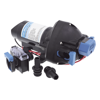Bomba de Agua a Presión / 12 Vcd / Caudal 7 L/min (1.5 GPM) / Presión 2-35 psi / Autocebante 1.8 m (5.9 ft) / Sin Tanque Acumulador | SIERRA STORE