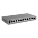 Switch Layer 2 Smart Cloud-Managed / 11 Puertos Gigabit / 8 Puertos PoE+ 70 W / 1 Puerto SFP Uplink / Protección 6 kV / Fanless | SIERRA STORE