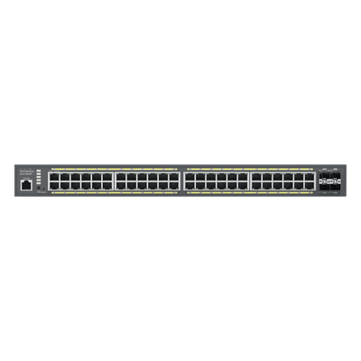 Switch Poe de 48 Puertos Gigabit y 4 Puertos SFP, Administrable en la Nube, Hasta 740 W, Capa 2, Soporta PoE+ 802.3  at/af | SIERRA STORE