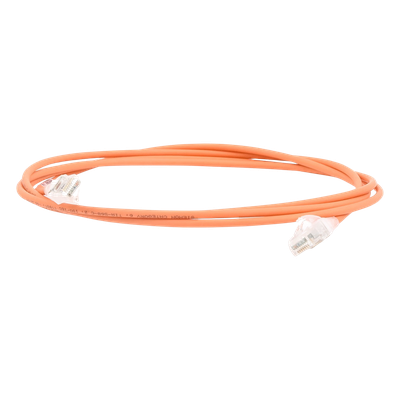 SIEMON MC6-07-0928 - Patch Cord Cat6 UTP / 28AWG Diámetro Reducido / CM/LS0H / 2.13 m (7 pies) / Naranja | SIERRA STORE