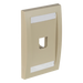 PANDUIT CFPE1EIY - Placa de Pared Vertical Ejecutiva / 1 Puerto Mini-Com / Con Espacio para Etiquetas / 69.8 x 114.3 mm (2.75 x 4.5 | SIERRA STORE