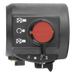 Controlador de Luces y Sirena / 12V DC / IP66 / Interruptor 4 Posiciones / Diseño Compacto | SIERRA STORE