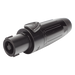 Conector Speakon Hembra / 4 Polos / 30 A / IP54 Acoplado / Carcasa Metálica Negra / AWG10 | SIERRA STORE