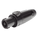 Conector Speakon Hembra / 4 Polos / 30 A / IP54 Acoplado / Carcasa Metálica Negra / AWG10 | SIERRA STORE