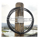 LINKEDPRO BY EPCOM LP-CSB - Raqueta de Almacenamiento de Cable / Poste 300-600 mm / 1-2 ft / Cable ADSS 10-14 mm / Aluminio y Acero | SIERRA STORE