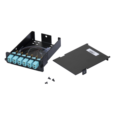 PANDUIT FCSZO-12-10R - Placa Acopladora de Fibra Óptica FAP, Con 12 Pigtails Ribbon y 6 Conectores LC Duplex (12 Fibras), Para Fibra | SIERRA STORE