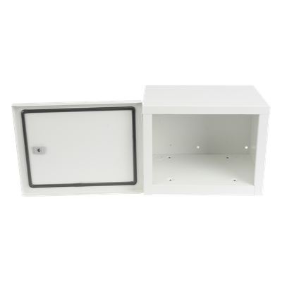 EPCOM INDUSTRIAL EI-PCB-04-03-03-W3 - Gabinete para instalación de 2 Baterías PL4012, Fabricado en Lámina Galvanizada, Opción para | SIERRA STORE