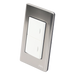 Apagador Doble / 10 A / 127 V CA / 60 Hz / Placa de Acero / 4.6 x 3.1 x 1.2 in | SIERRA STORE