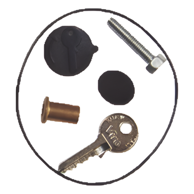 Perilla de desbloqueo / Llave de seguridad / Tapa protectora / Operadores FAAC 740/741 | SIERRA STORE