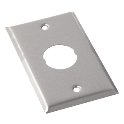 PANDUIT IAEFP1 - Placa de Pared Industrial / 1 Puerto / Acero Inoxidable / Montaje Vertical / Superficie Plana | SIERRA STORE