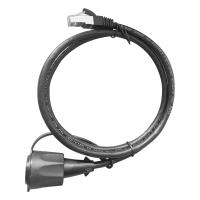 LINKEDPRO BY EPCOM LP-C6WP-PC-1M - Cable de Parcheo Industrial Cat6 Blindado (FTP) con protección contra agua (IP67) en un extremo, 1 | SIERRA STORE