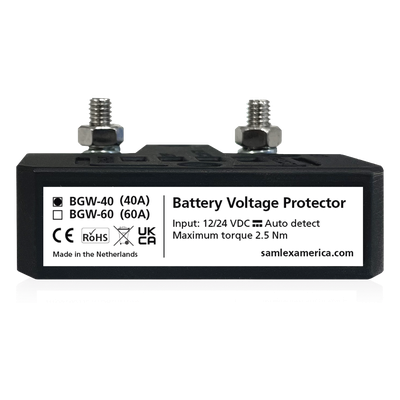Protector de Baterías / 12/24 VCD Automático / 40 A Continuos / IP66 / Caída de Voltaje 40 mV | SIERRA STORE