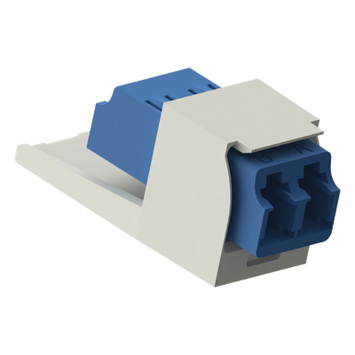 PANDUIT CMDSLCZIW - Módulo Acoplador / LC Duplex / Fibra Monomodo OS1/OS2 / Mini-Com / Cerámica Zirconia / Blanco Mate | SIERRA STORE