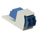 PANDUIT CMDSLCZIW - Módulo Acoplador / LC Duplex / Fibra Monomodo OS1/OS2 / Mini-Com / Cerámica Zirconia / Blanco Mate | SIERRA STORE