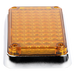 Luz de Advertencia LED / 6x4 Pulgadas / 66 LED de Alta Intensidad / 10 Patrones de Destello / 12 VCC / Montaje Permanente / Ámbar | SIERRA STORE