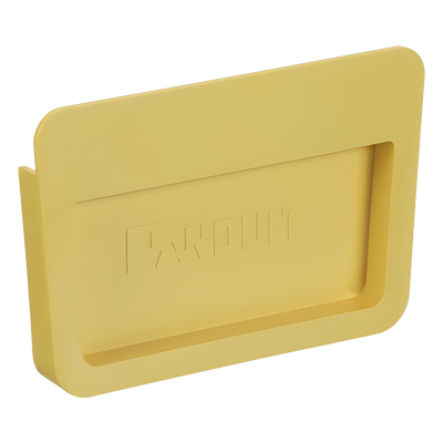 PANDUIT FREC6X4LYL - Tapa Final para Canaleta / 6x4 / Instalación a Presión / Radio de Curvatura 50.8 mm / PVC Rígido y ABS / Amarillo | SIERRA STORE