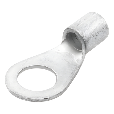 Terminal de Anillo / 6 AWG / Tornillo 5/16" (8 mm) / 600 V / Cobre Estañado / Barril Largo | SIERRA STORE