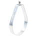 Abrazadera Tipo Pera / 6" (170 mm) / Carga 1,186 kg / Tuerca 1/2" / Monobloque Sin Tornillos / Cincado Electrolítico 5 micras | SIERRA STORE